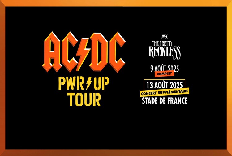 CONCERT AC/DC AU STADE DE FRANCE - DEPART GARANTI